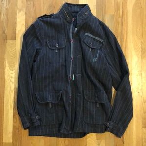 686 Light Striped Military Jacket - Size L